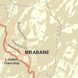Mbabane Street Map