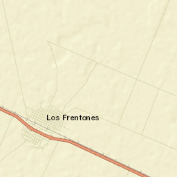 Los Frentones Street Map