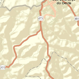 São Lourenço do Oeste Street Map