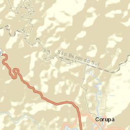 Corupá Street Map