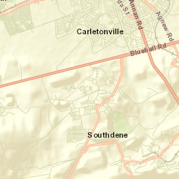 Carletonville Street Map