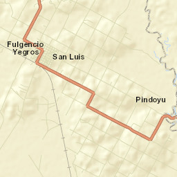 Yegros Street Map