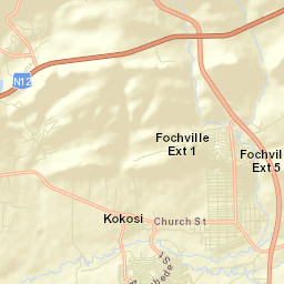 Fochville Street Map