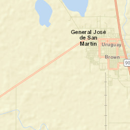 General José de San Martín Street Map