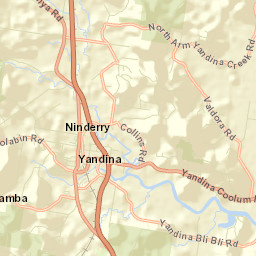 Ninderry Street Map