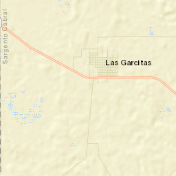 Las Garcitas Street Map