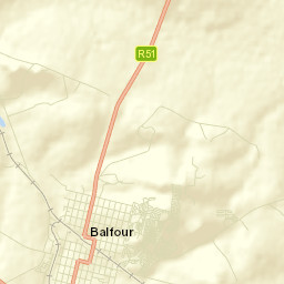 Balfour Street Map