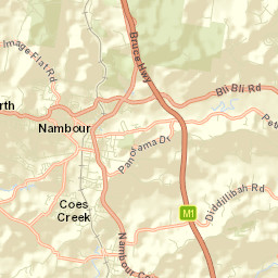 Woombye Street Map