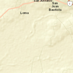 San Juan Bautista Street Map