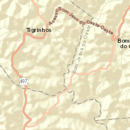Bom Jesus do Oeste Street Map