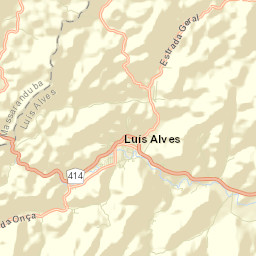 Luiz Alves Street Map