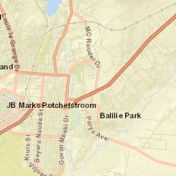 Potchefstroom Street Map