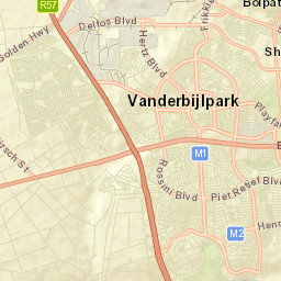 Vanderbijlpark Street Map