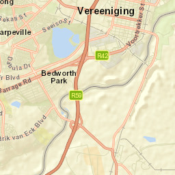 Vereeniging Street Map