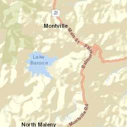 Montville Street Map