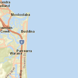 Warana Street Map