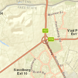Sasolburg Street Map
