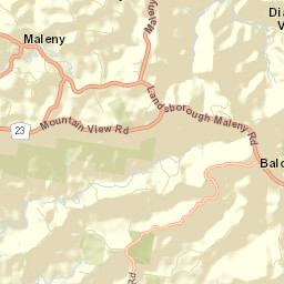 Maleny Street Map