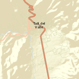 Tafí del Valle Street Map