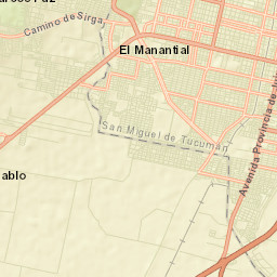 San Miguel de Tucumán Street Map