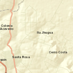 Santa Rosa Misiones Street Map