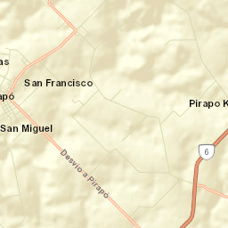Pirapó Street Map