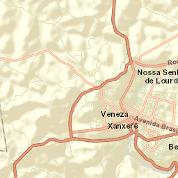 Xanxerê Street Map