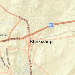 Klerksdorp Street Map