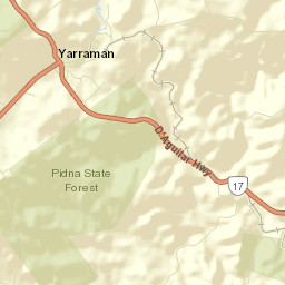 Yarraman Street Map