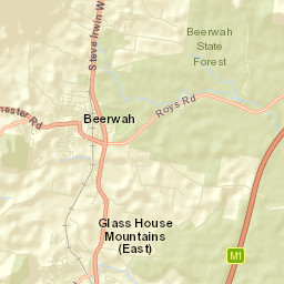 Glass House Mountains Street Map