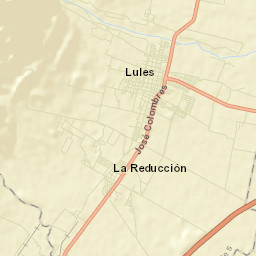 Departamento de Lules Street Map