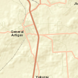 General Artigas Street Map