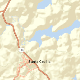 Santa Cecília Street Map