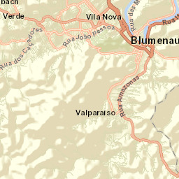 Blumenau Street Map