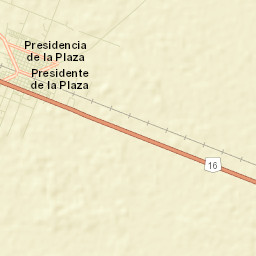 Presidencia de la Plaza Street Map