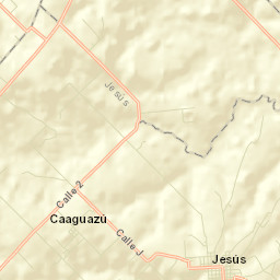 Jesús Street Map