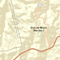 Dos de Mayo Street Map