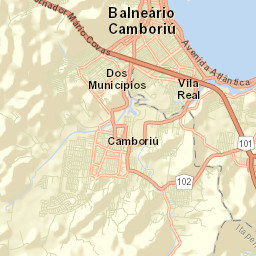 Balneário Camboriú Street Map