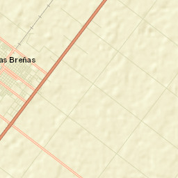 Las Breñas Street Map