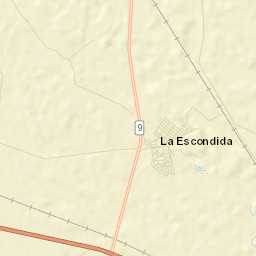 La Escondida Street Map