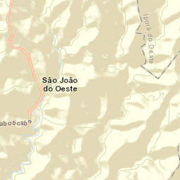 São João do Oeste Street Map