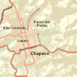 Chapecó Street Map
