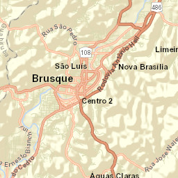 Brusque Street Map
