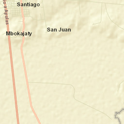 Santiago Street Map