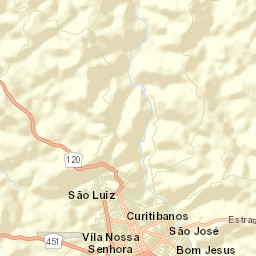 Curitibanos Street Map