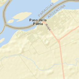 Paso de la Patria Street Map