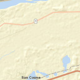 Departamento de San Cosme Street Map