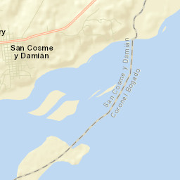San Cosme y Damián Street Map