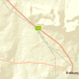 Volksrust Street Map
