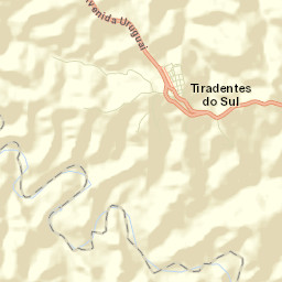 Tiradentes do Sul Street Map
